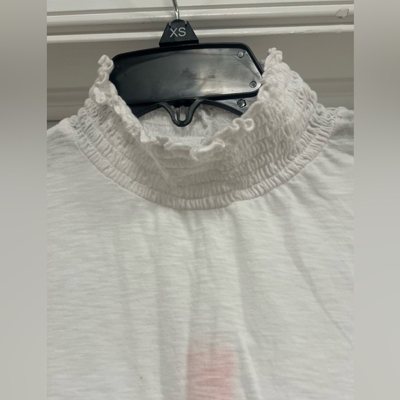 Sundry Ruffled Neck Tee - Picture 4 of 8